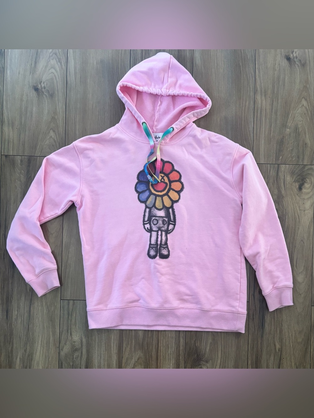 J.Balvin X Takashi Murakami Pink Hoodie